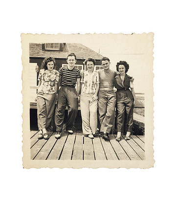 McGourty family kids 1940's %22the GAP AD%22