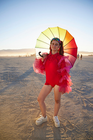 Anna Brewer at  Burning Man 2015