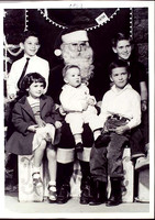 Santa 1962 McIntyre kids