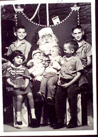 Santa 1963 McIntyre kids