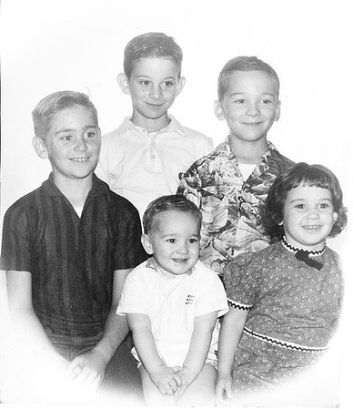 McIntyre's 5 kids 1960