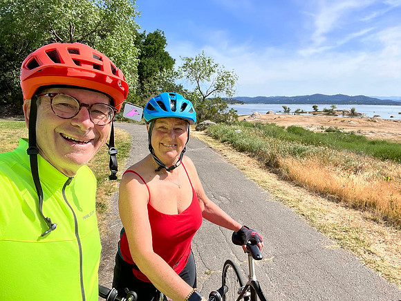 Della and I at Folsom Lake IMG_2786