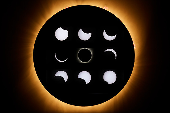 Solar Eclipse 9 grid