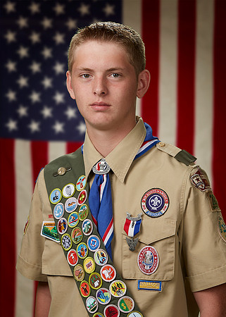 Daniel Cawley 051 with Flag 5x7
