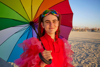 Anna Brewer at  Burning Man 2003
