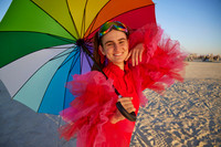 Anna Brewer at  Burning Man 2007