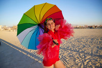 Anna Brewer at  Burning Man 2009