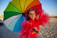 Anna Brewer at  Burning Man 2008
