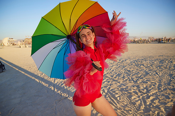 Anna Brewer at  Burning Man 2012