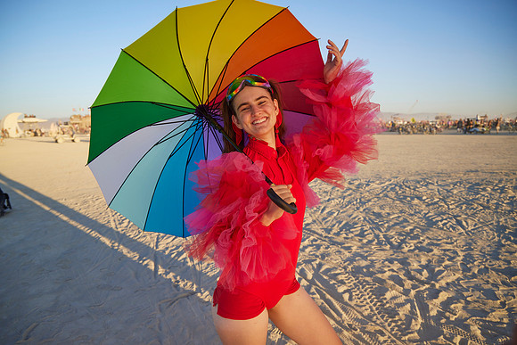 Anna Brewer at  Burning Man 2011